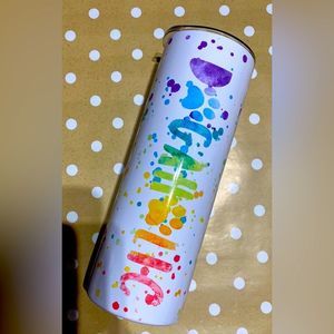 🔆CUSTOM 20oz SKINNY TUMBLER